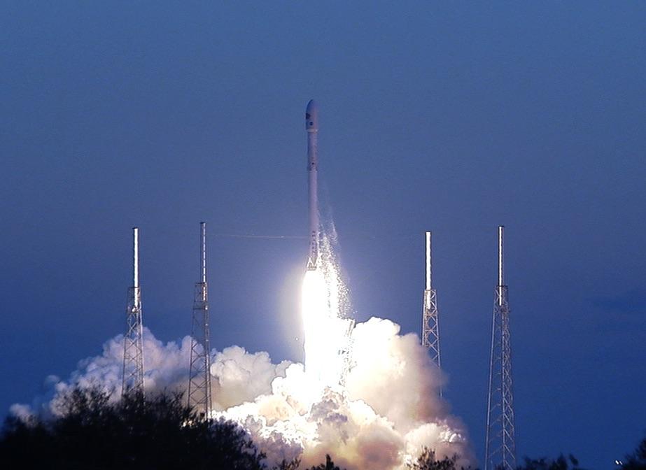 Falcon 9 carrying DSCOVR, Courtesy of the National Oceanic and Atmospheric Administration