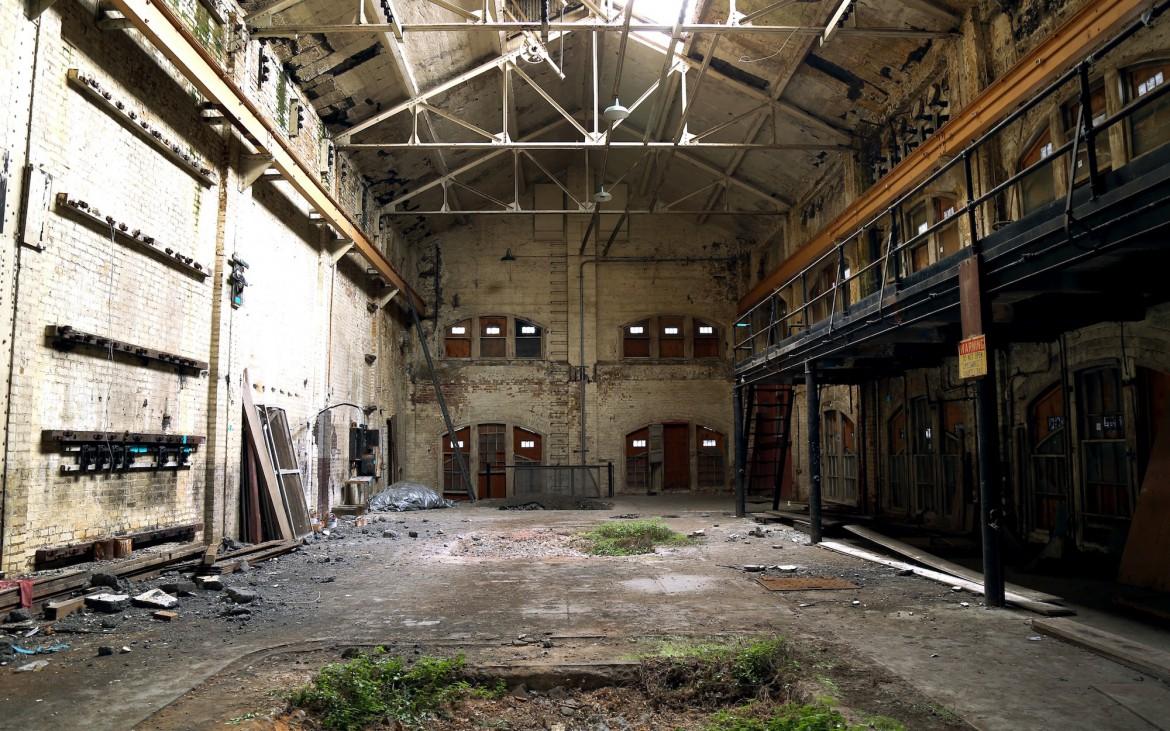 The Powerhouse at the Geneva Car Barn will undergo construction in 2017. A $23.9 million renovation project that will transform an abandoned historic building into an arts and cultural center located on Geneva and San Jose Avenues on Thursday Feb 5 , 2015. Photo by: Emma Chiang