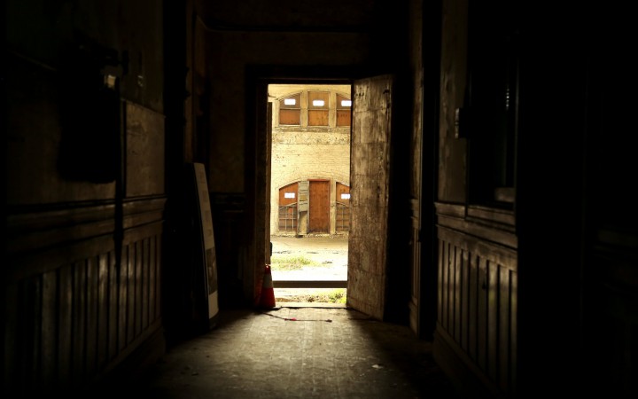 The hallway leading to the entrance of the Powerhouse at the Geneva Car Barn on Thursday Feb 5, 2015. Photo by: Emma Chiang
