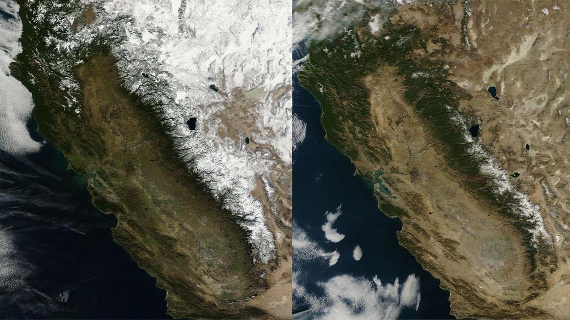 Credit: NASA comparison between 2013 and 2014