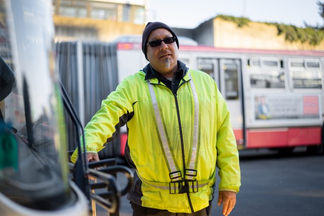 John Barry poses for a portrait at Daly City Bart Station in San Francisco, Calif., on Tuesday, February 28, 2017. (Xpress/Sarahbeth Maney)