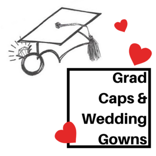 Grad Caps and Wedding Gowns