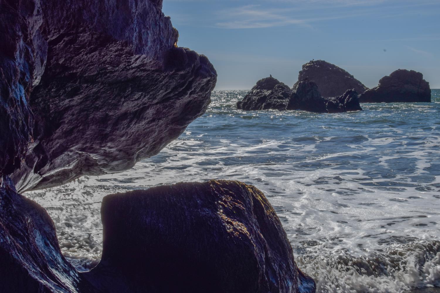Secluded swimming around the Bay Area