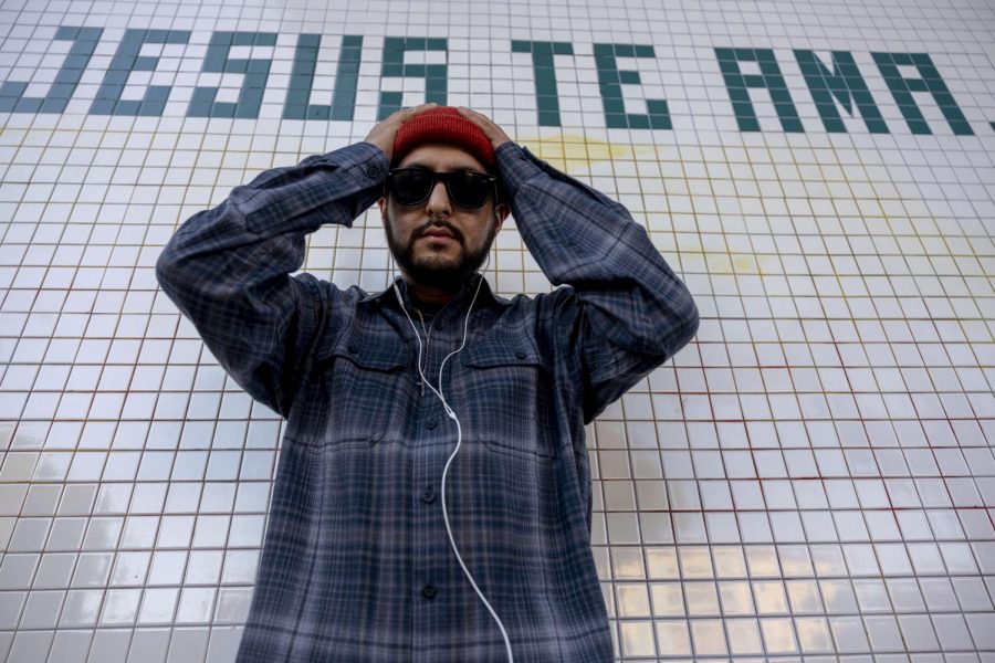 On Valencia St. in the Mission District there is a church called El Templo De La Fe Asamblea. Fego says that any time he passes by it now it brings back childhood nastolgia. It’s just a good reminder that Jesus loves me, said Fego. (Emily Curiel / Xpress Magazine)