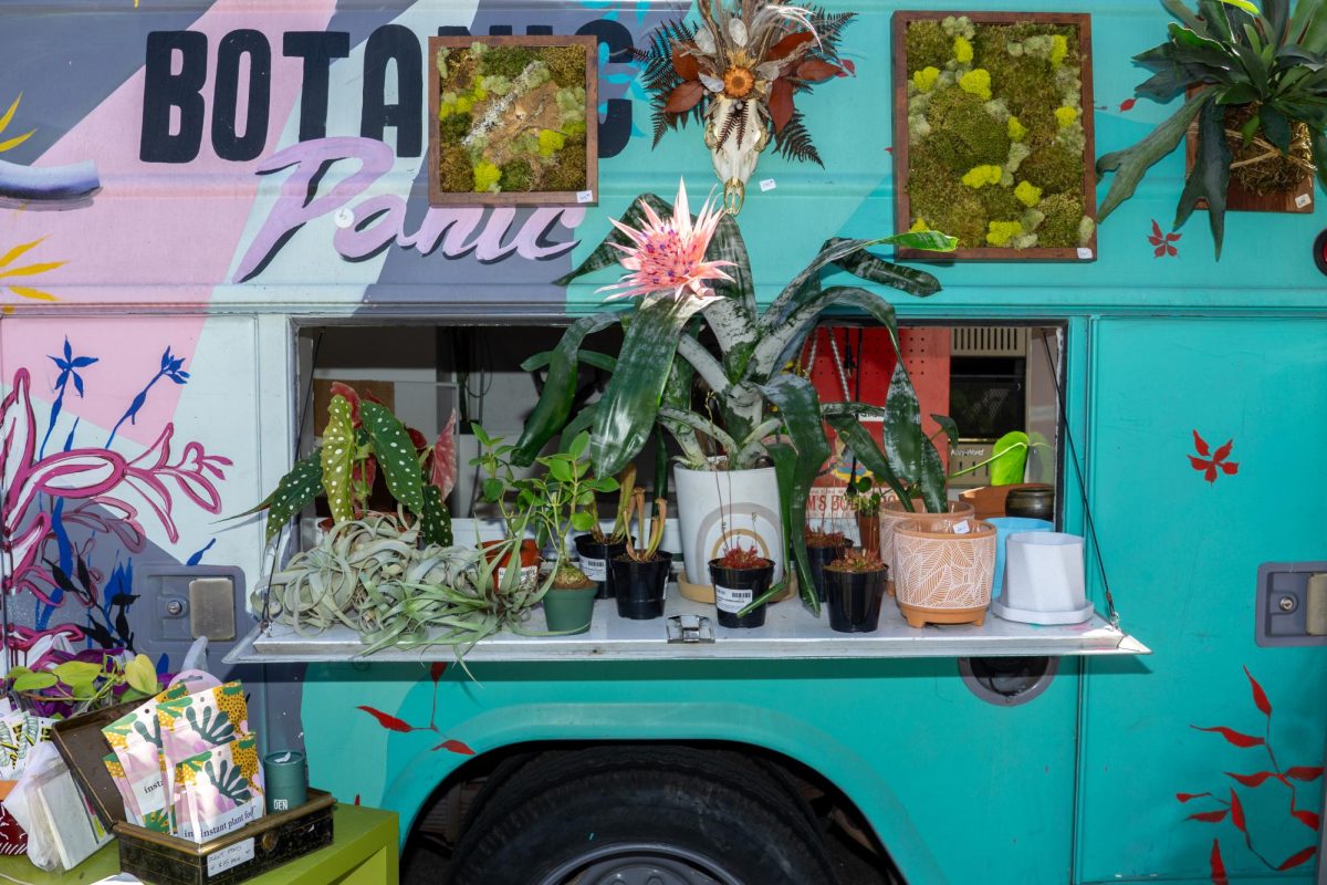 A variety of plants sold by Amneisa Doles of Botanic Panic at the corner of Valencia and
18th Street in San Francisco, California on September 3, 2023. (Ryo Kojima/Xpress
Magazine)
