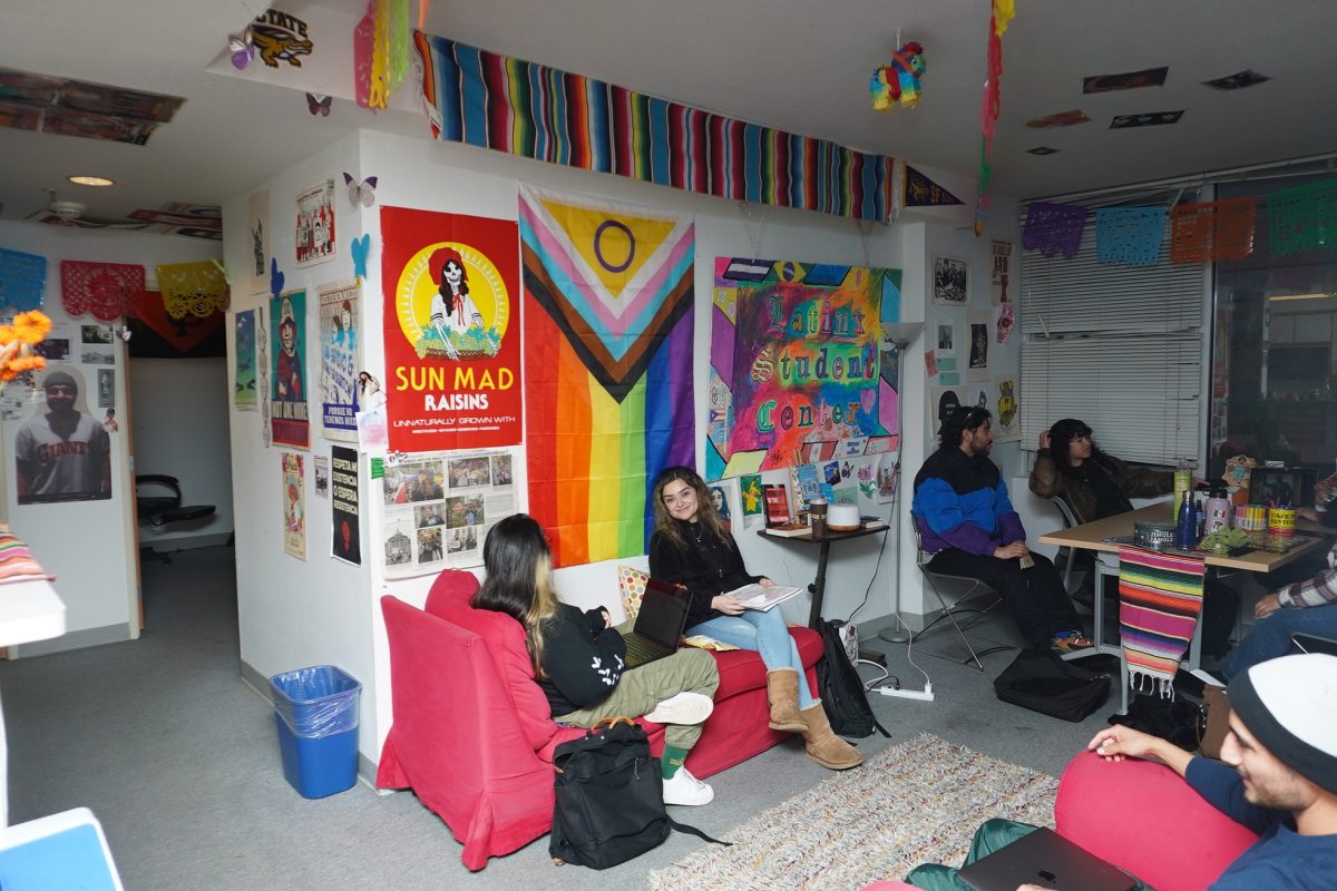 The interior of the Latinx Student Center at SF State is seen on Dec. 7, 2023. (Neal Wong/Xpress Magazine)