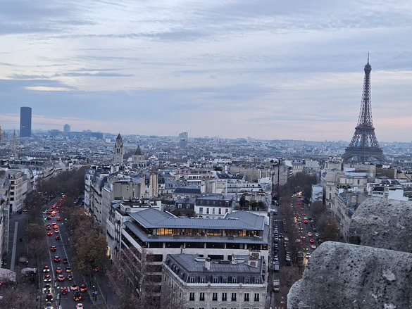 An overview of Paris, France when Romana was studying abroad during the Fall 2024 semester. (Photo Courtesy of Camille Romana)