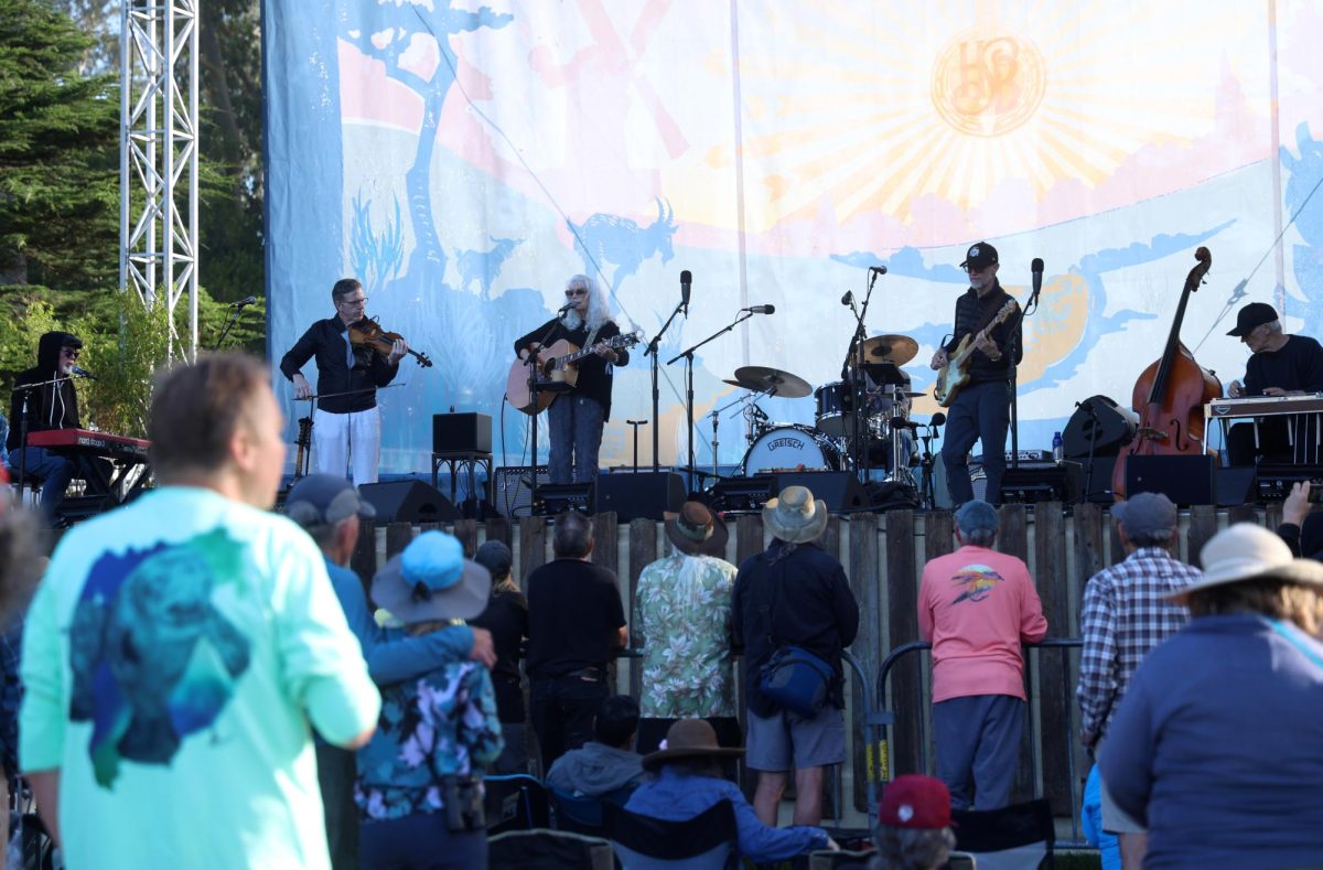 For 25 years, die-hard fans of Emmylou Harris arrive early to the festival grounds for her sound check. (Braelyn Furse / Xpress Magazine)