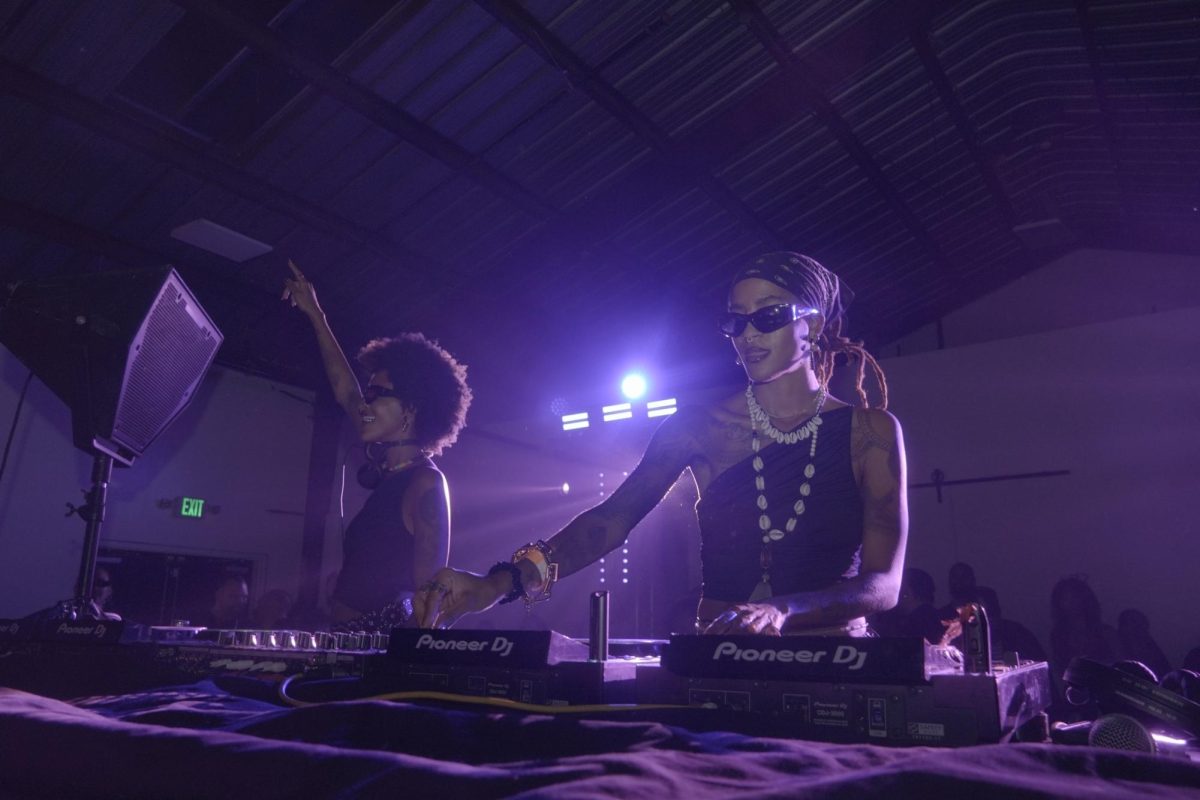 DJ duo, Coco and Breezy, perform for Silk Sessions at The Midway. (Gabriel Reyes / Xpress Magazine)