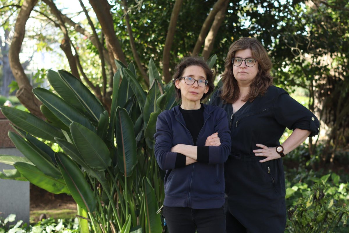 Martha Lincoln and Martha Kenney underwent a thematic year of research on “The Politics of Automation, Algorithms and Artificial Intelligence” through the STS Hub from October 2024 to May 2025. (Eliza Arthur / Xpress Magazine)