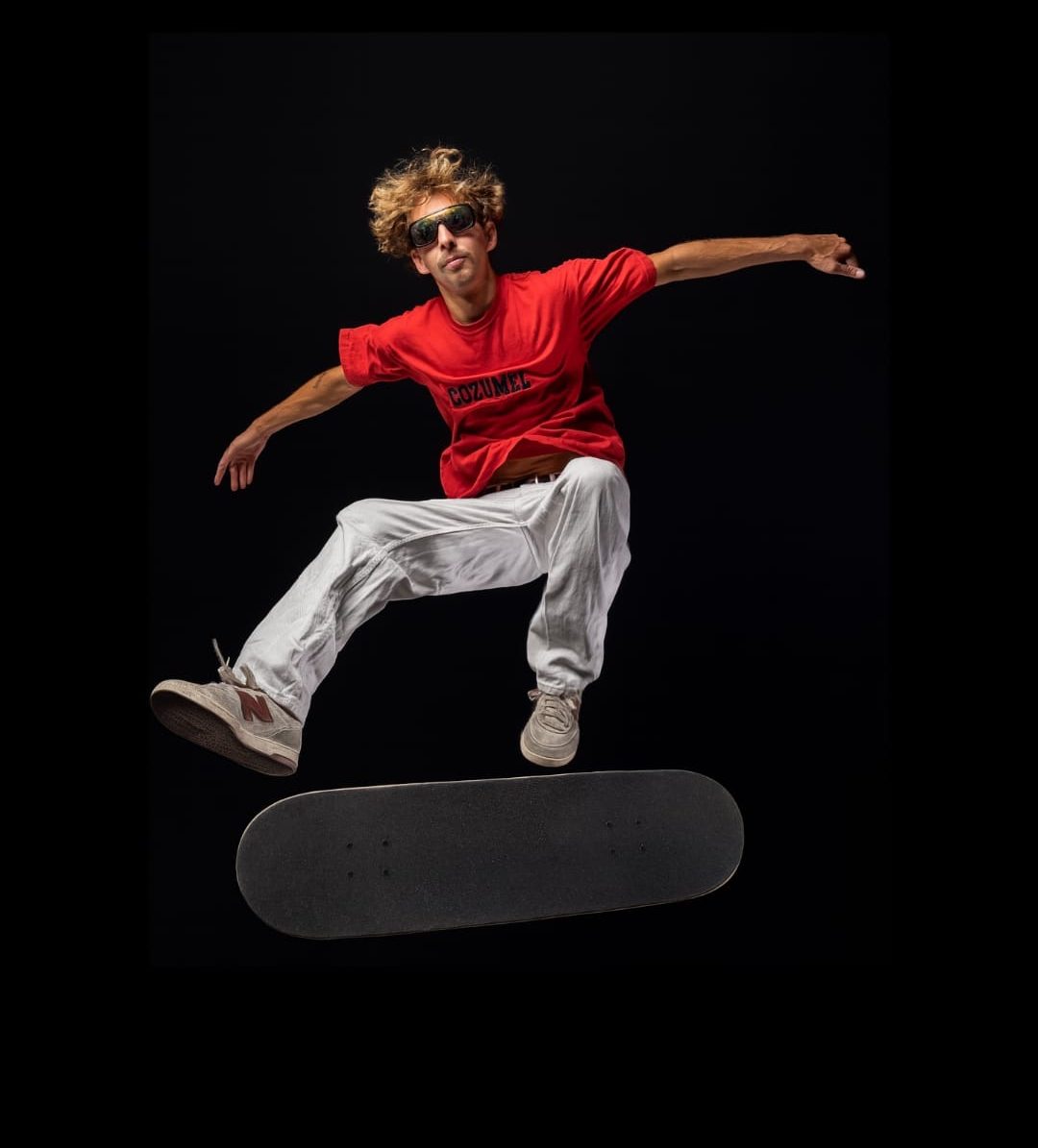 Jimmy Sundays has been skateboarding since his late teens. For him, it’s a gateway for community, exercise and the many secrets hidden within the world. (Photo courtesy of Jimmy Sundays)