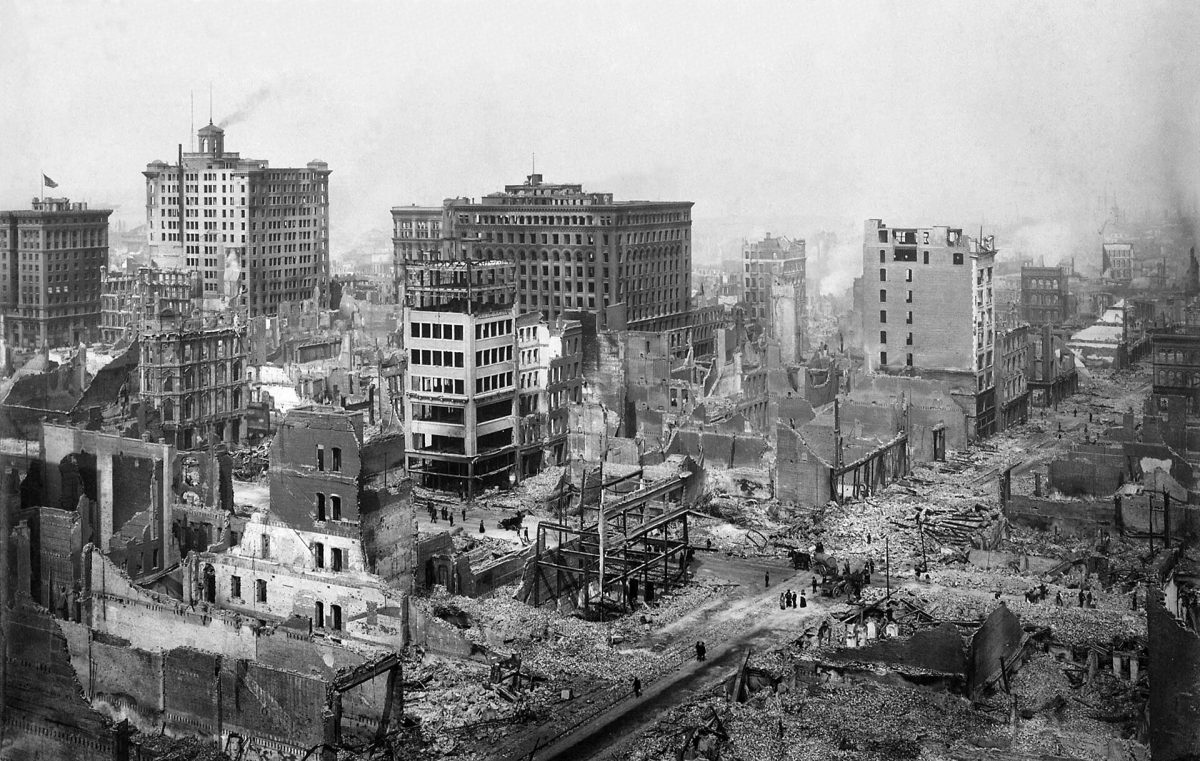 While the 1906 earthquake brought devastation, it also opened up new avenues for geologists and engineers to understand the complexities of living and building along active fault lines. (Chadwick, H. D / Wikimedia Commons)
